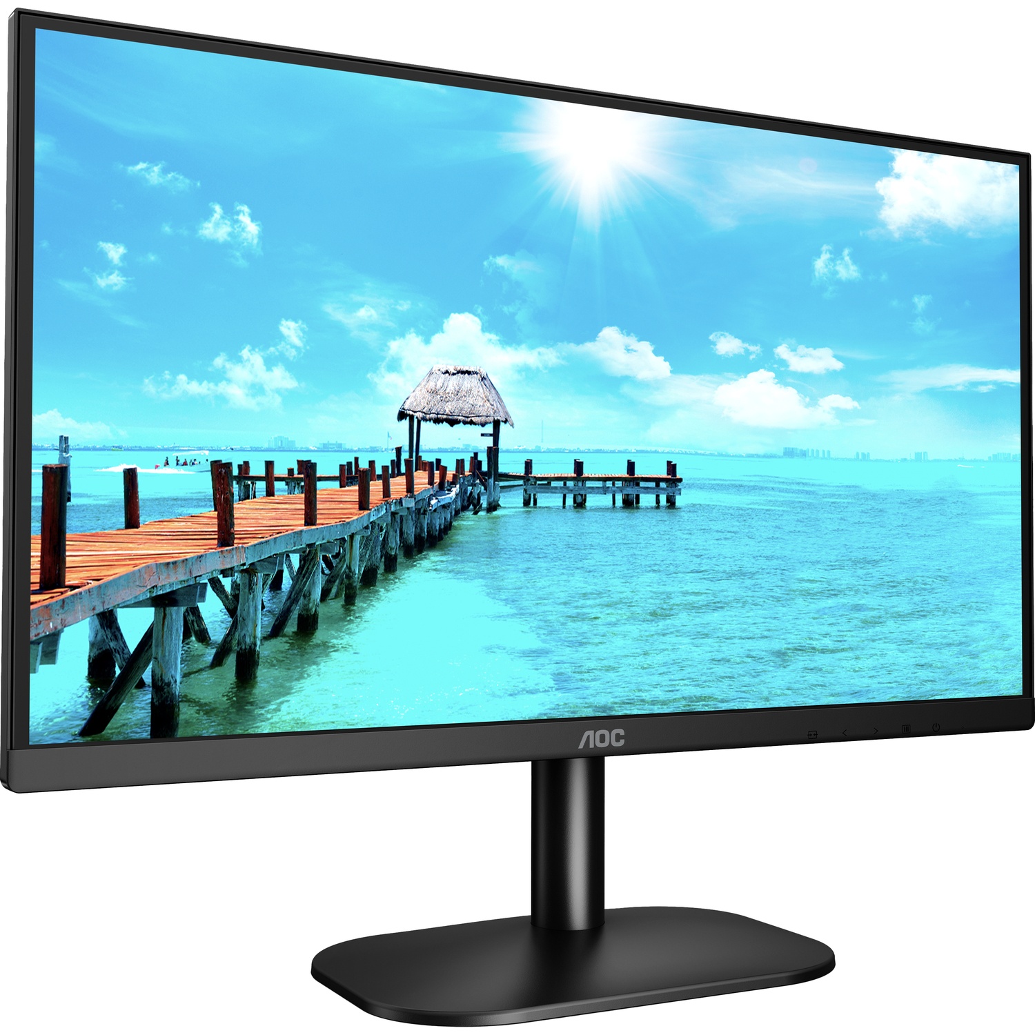 Монитор 21.5" AOC 22B2H/EU VA 1920x1080, 75 Гц, 4 мс, 16:9, 250 кд/м², 1xHDMI, 1xVGA, черный
