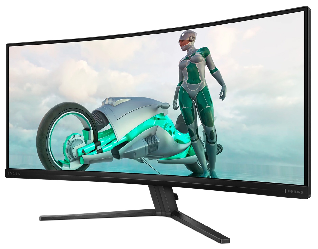 Монитор 34" Philips 34M2C3500L VA 3440x1440, 180 Гц, 1 мс, 21:9, 300 кд/м², 2xHDMI, 1xDP, 1x3.5 мм,