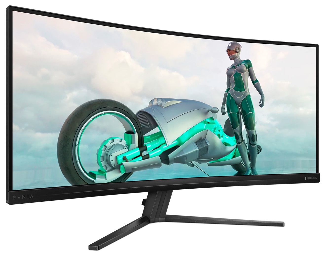Монитор 34" Philips 34M2C3500L VA 3440x1440, 180 Гц, 1 мс, 21:9, 300 кд/м², 2xHDMI, 1xDP, 1x3.5 мм,