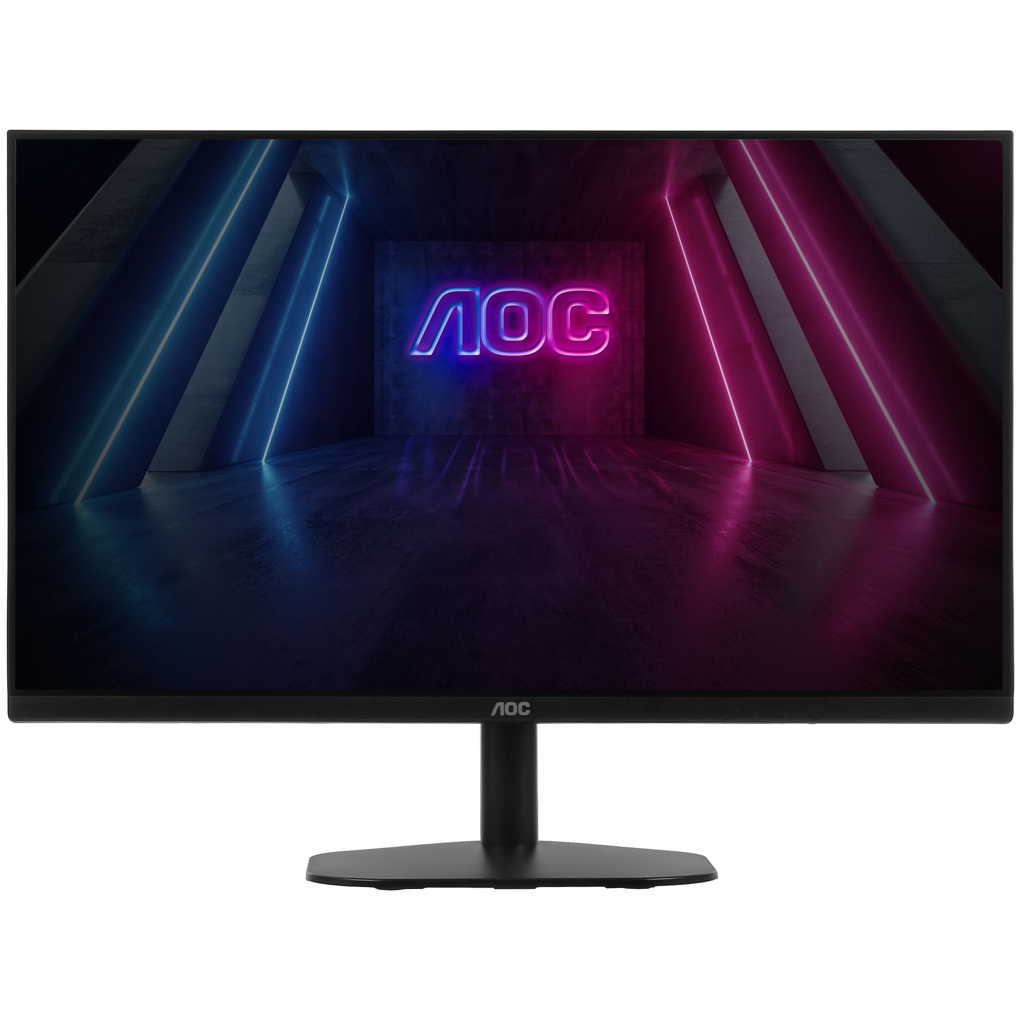 Монитор 27" AOC 27B2H/EU IPS 1920x1080, 75 Гц, 4 мс, 16:9, 250 кд/м2, 1xHDMI, 1xVGA, 1x3.5 мм, черны