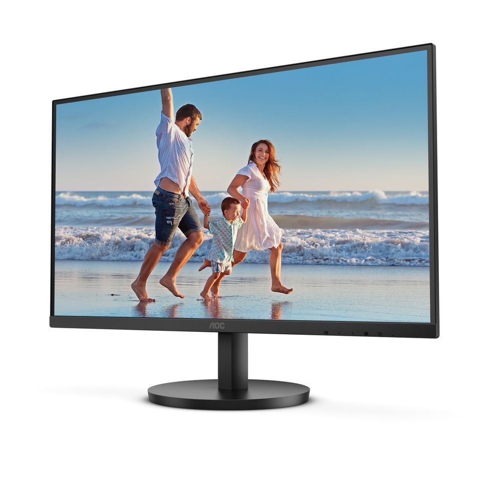 Монитор 23.8" AOC 24B3HMA2 VA 1920x1080, 100 Гц, 4 мс, 16:9, 250 кд/м2, 1xHDMI, 1xVGA, 1x3.5 мм, чер