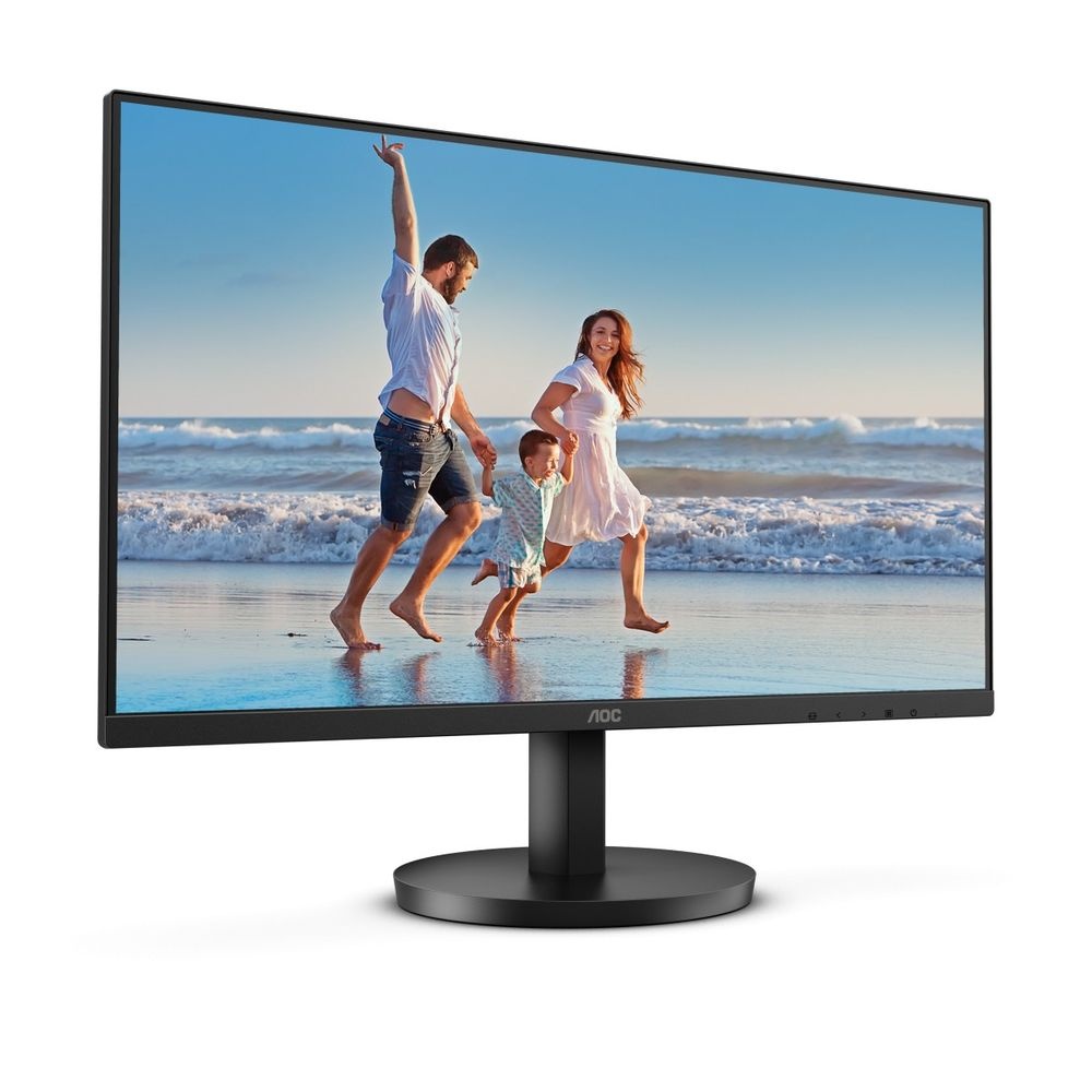 Монитор 23.8" AOC 24B3HMA2 VA 1920x1080, 100 Гц, 4 мс, 16:9, 250 кд/м2, 1xHDMI, 1xVGA, 1x3.5 мм, чер