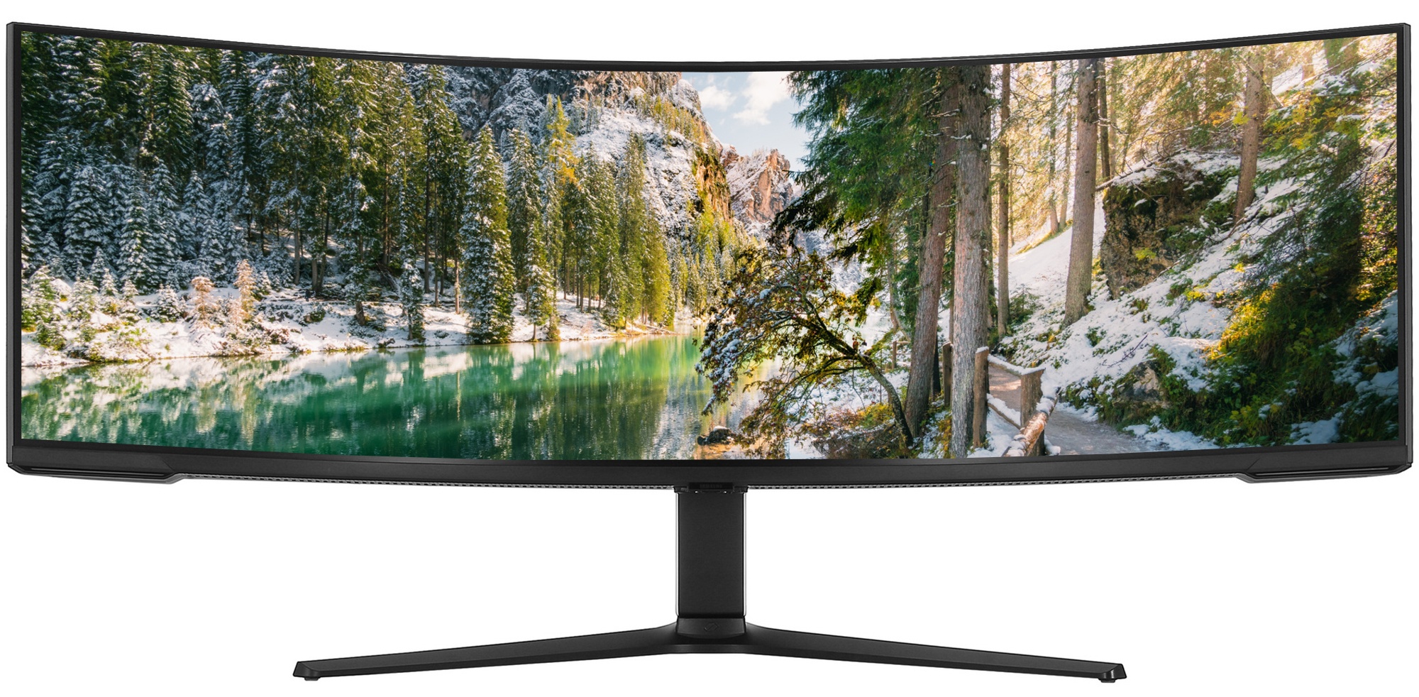 Монитор 57" Samsung Odyssey Neo G9 S57CG952NI VA 7680x2160, 240 Гц, 1 мс, 32:9, 420 кд/м2, 3xHDMI, 1