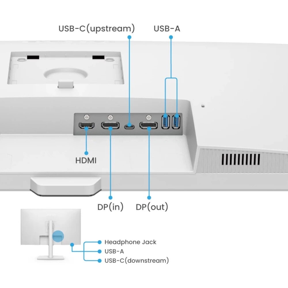 Монитор 31.5" BenQ GW3290QT IPS 2560x1440, 75 Гц, 5 мс, 16:9, 350 кд/м2, 1xHDMI, 1xDP, 1xUSB-C, 1x3.