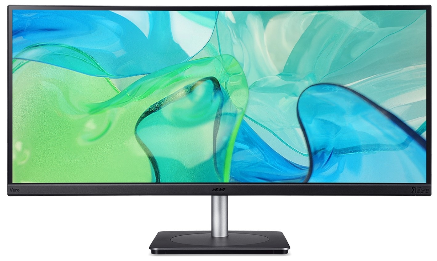 Монитор 34" Acer CB343CURbemiiphuzx IPS 3440x1440, 60 Гц, 4 мс, 21:9, 300 кд/м2, 2xHDMI, 1хDP, изогн