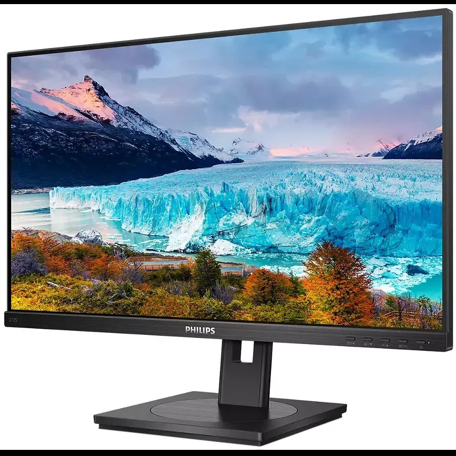 Монитор 27" Philips 272S1M(00/01) IPS 1920x1080, 75 Гц, 4 мс, 16:9, 300 кд/м2, 1xHDMI, 1хDP, 4xUSB,