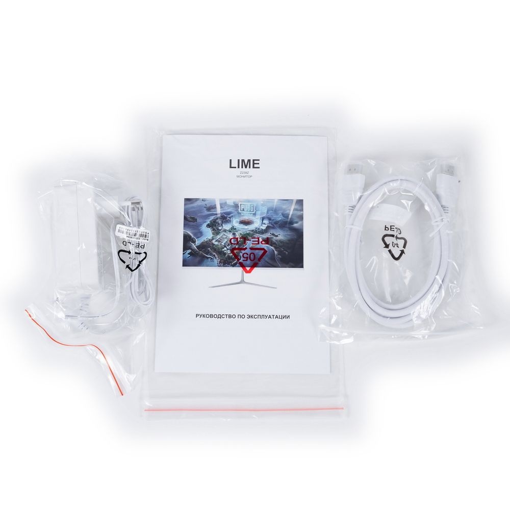 Монитор 23.8" Lime Z238Z V2 IPS 1920x1080, 100 Гц, 4 мс, 16:9, 250 кд/м², 1xVGA, 1xHDMI, 1xDP, 1x3.5
