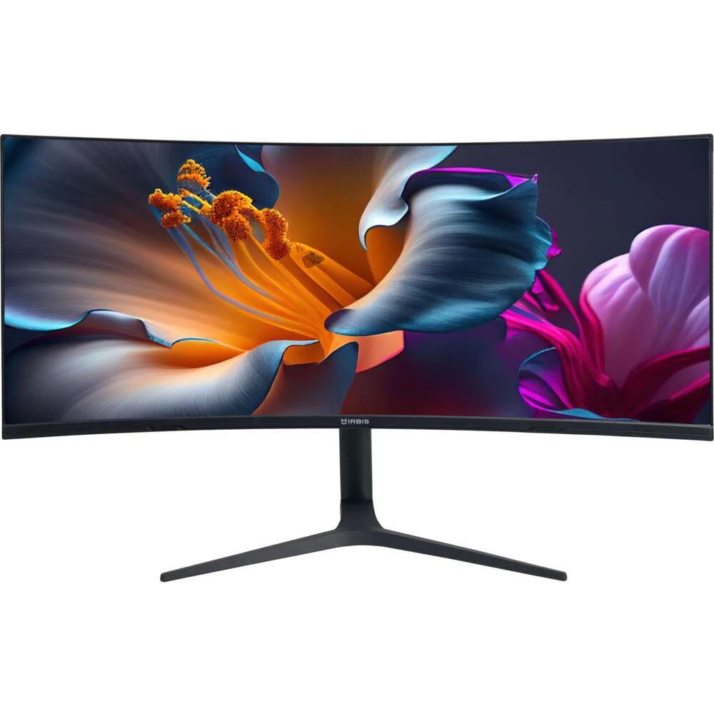 Монитор 38" IRBIS NobleView IPS 3840x1600, 75 Гц, 3 мс, 21:9, 300 кд/м², 1xHDMI, 1xDP, 1xUSB-C(65W),