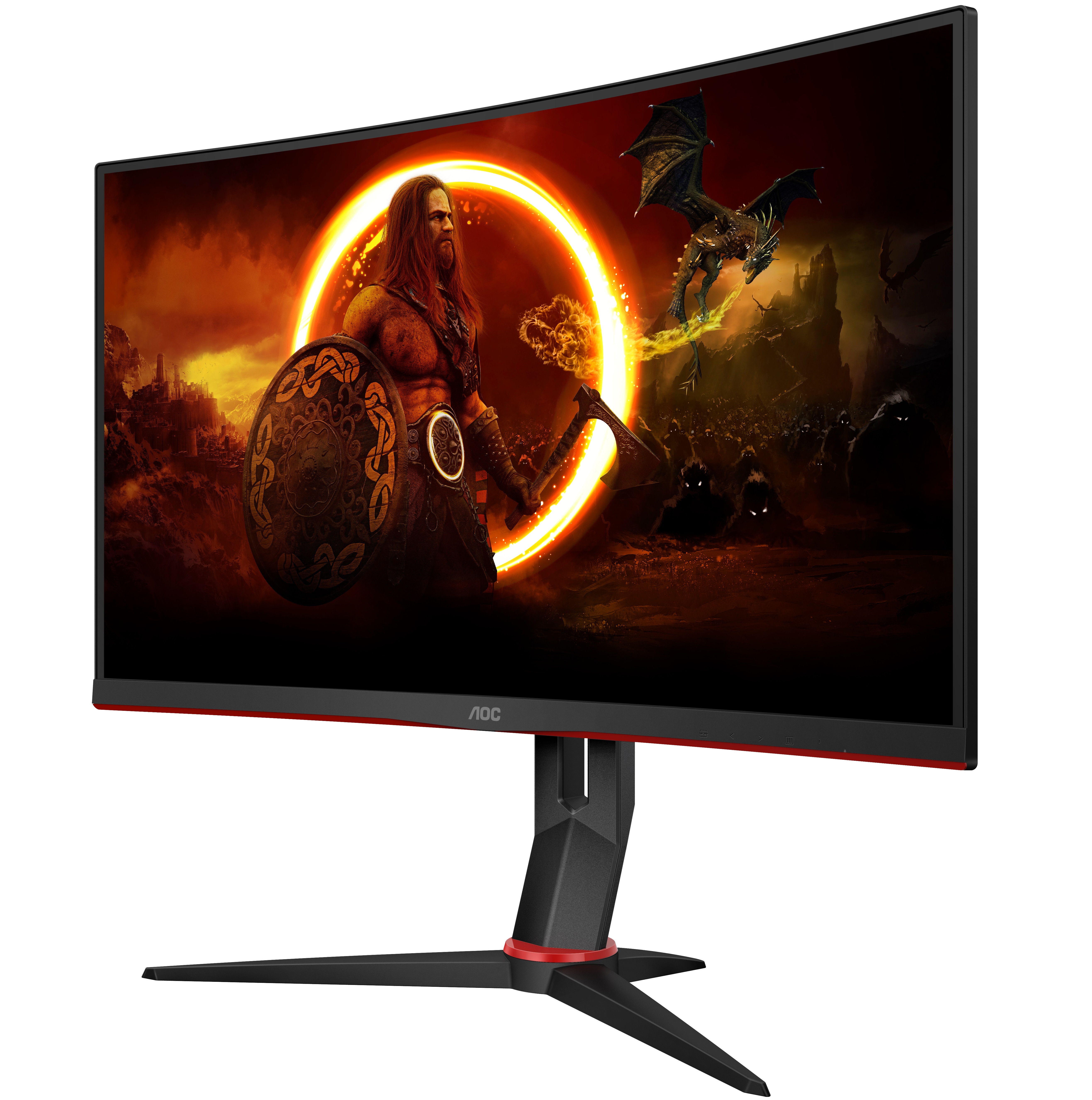 Монитор 27" AOC C27G2Z3/BK Fast VA 1920x1080, 280 Гц, 1 мс, 16:9, 300 кд/м2, 2xHDMI, 1xDP, изогнутый