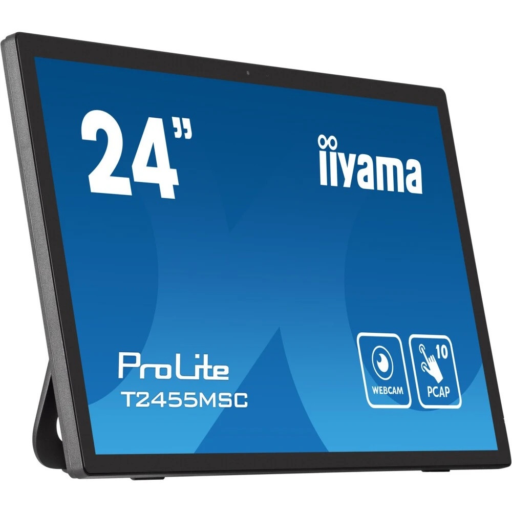 Монитор 23.8" Iiyama ProLite T2455MSC-B1 IPS 1920x1080, 60 Гц, 5 мс, 16:9, 400 кд/м2, 1хHDMI, 1хDP,