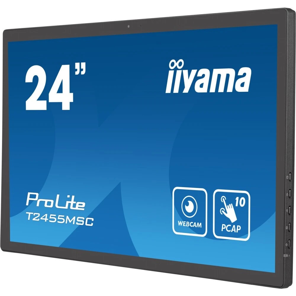 Монитор 23.8" Iiyama ProLite T2455MSC-B1 IPS 1920x1080, 60 Гц, 5 мс, 16:9, 400 кд/м2, 1хHDMI, 1хDP,