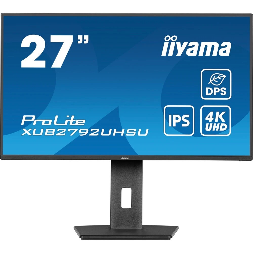 Монитор 27" iiyama ProLite XUB2792UHSU-B6 IPS 3840x2160, 60 Гц, 4 мс, 16:9, 350 кд/м², 1xHDMI, 1xDP,