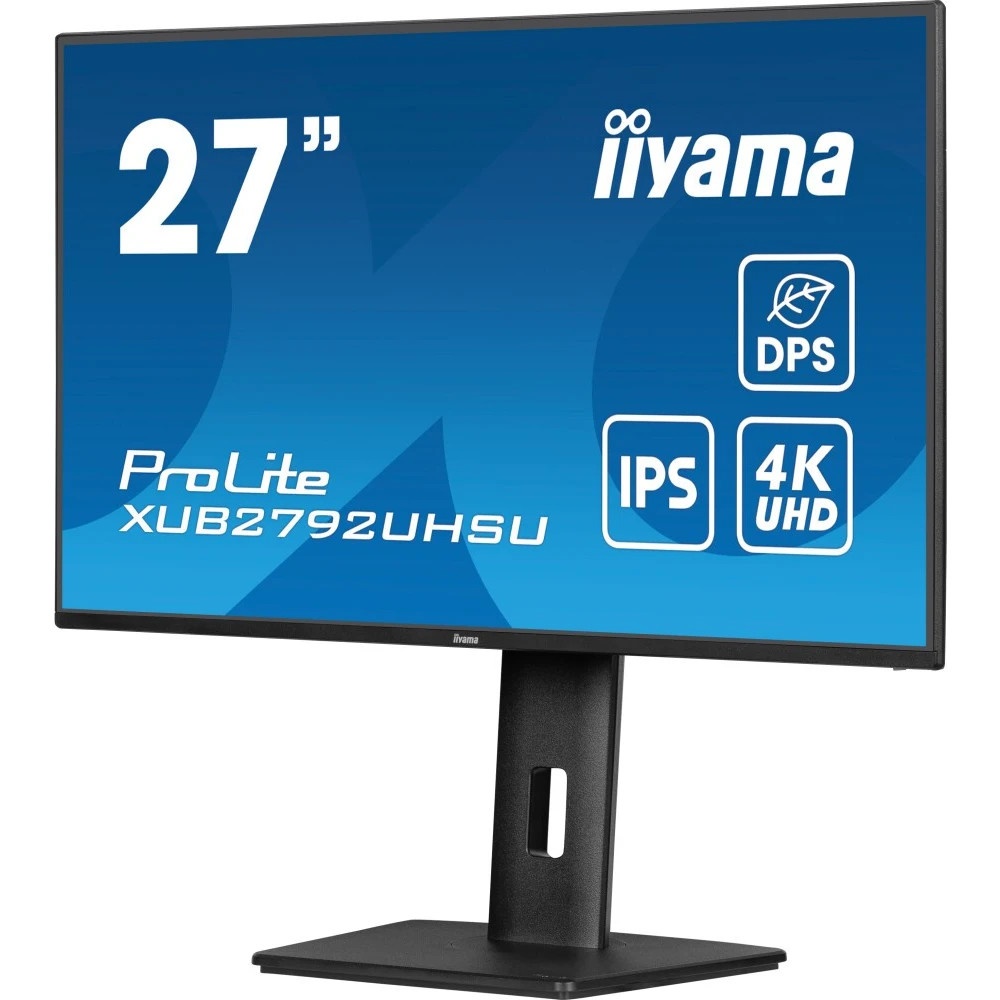 Монитор 27" iiyama ProLite XUB2792UHSU-B6 IPS 3840x2160, 60 Гц, 4 мс, 16:9, 350 кд/м², 1xHDMI, 1xDP,