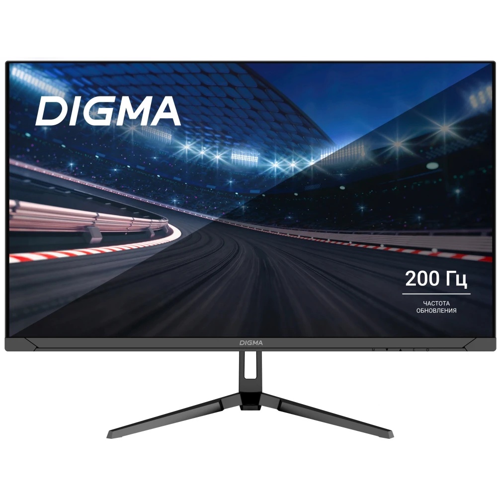 Монитор 23.8" Digma Overdrive 24P410F IPS 1920x1080, 200 Гц, 2 мс, 16:9, 300 кд/м2, 1xHDMI, 1xDP, 1x