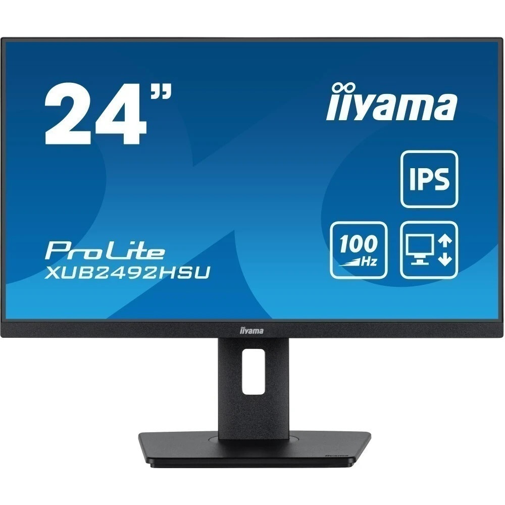 Монитор 23.8" Iiyama ProLite XUB2492HSU-B6 черный IPS LED 0.4ms 16:9 HDMI M/M матовая HAS Piv 250cd