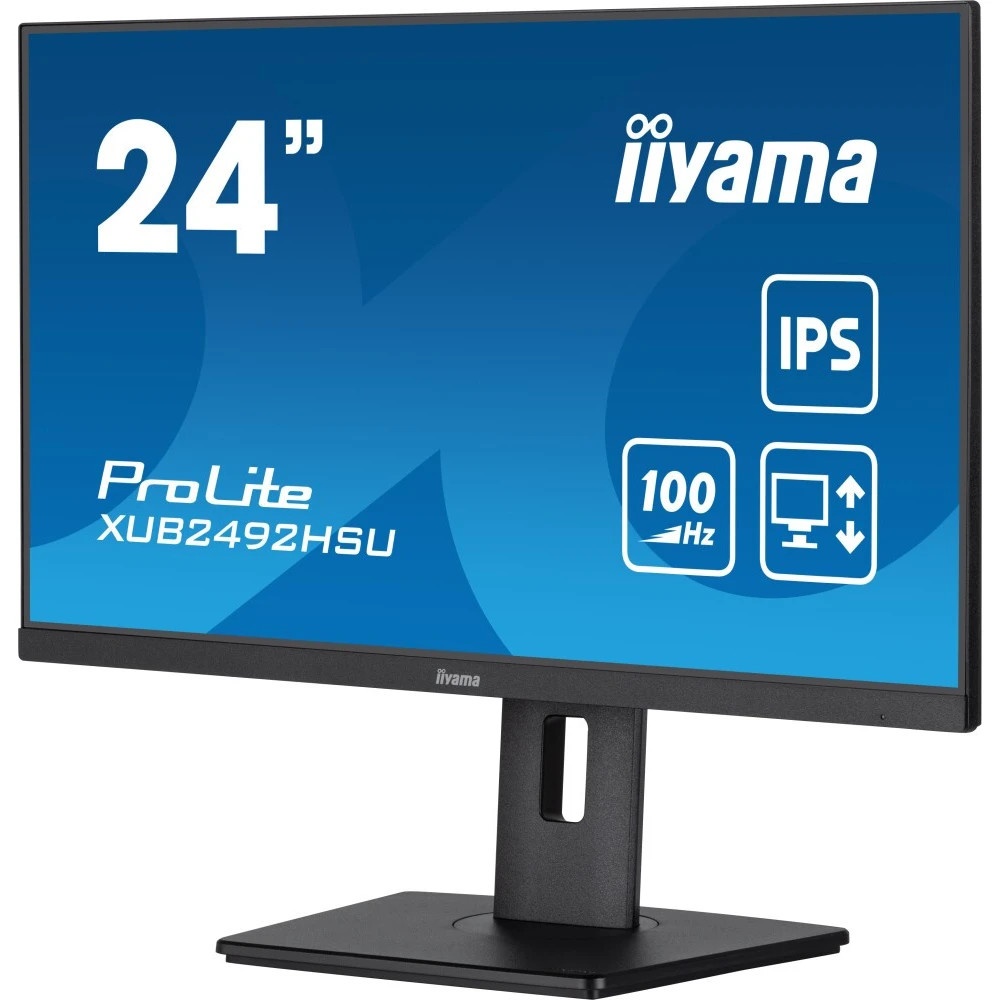 Монитор 23.8" Iiyama ProLite XUB2492HSU-B6 черный IPS LED 0.4ms 16:9 HDMI M/M матовая HAS Piv 250cd