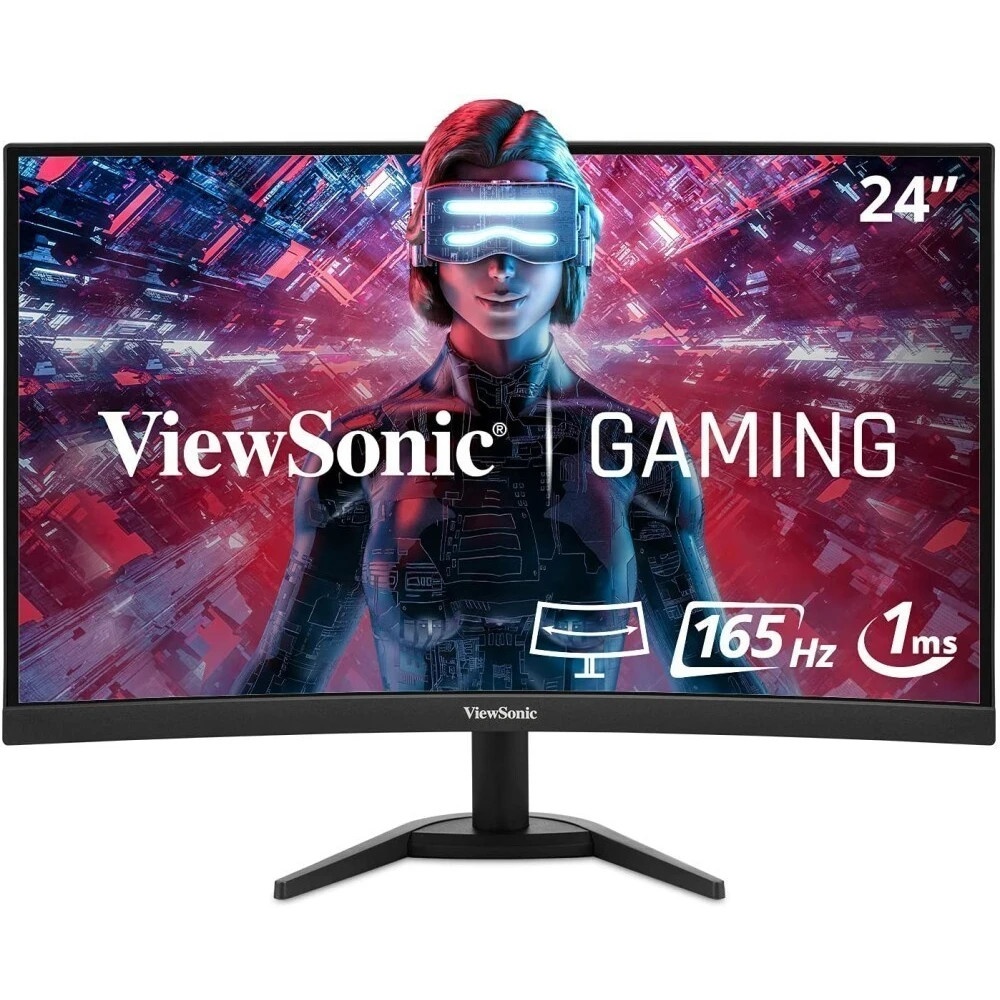 Монитор 23.6" Viewsonic VX2468-PC-MHD VA 1920x1080, 165 Гц, 1 мс, 16:9, 250 кд/м2, 2xHDMI, 1xDP, вых