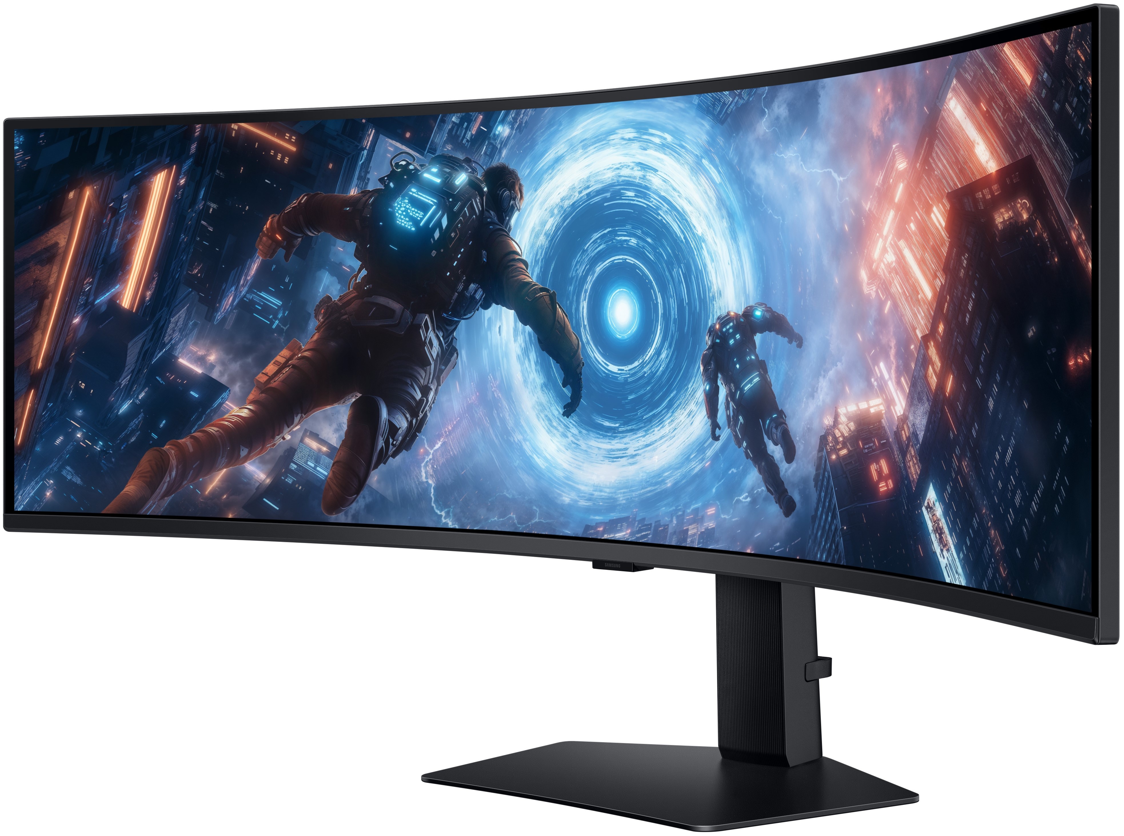 Монитор Samsung 49" S49FG916EIXCI черный VA LED 1ms 32:9 HDMI M/M матовая HAS 2500:1 350cd 178гр/178