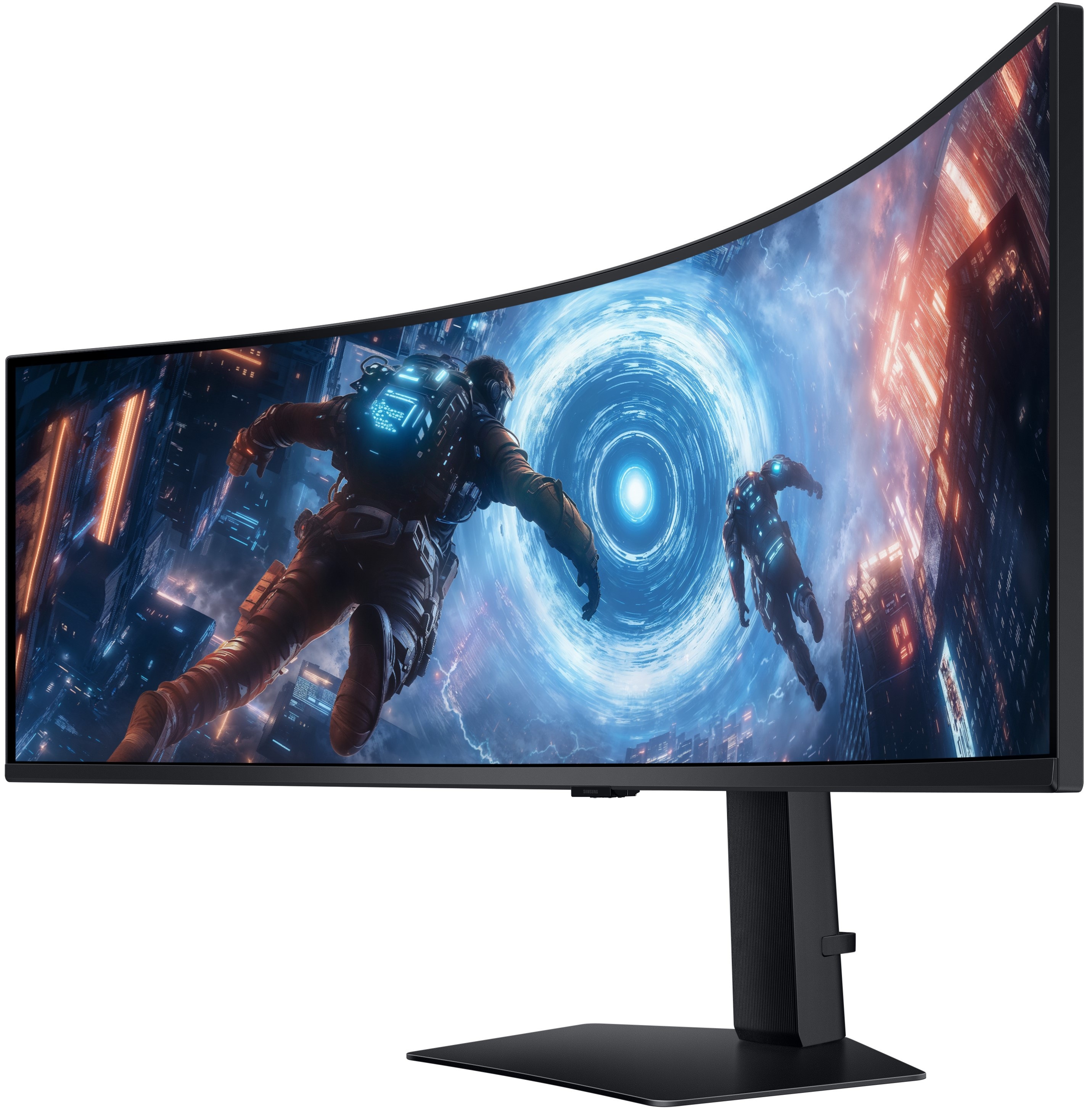 Монитор Samsung 49" S49FG916EIXCI черный VA LED 1ms 32:9 HDMI M/M матовая HAS 2500:1 350cd 178гр/178