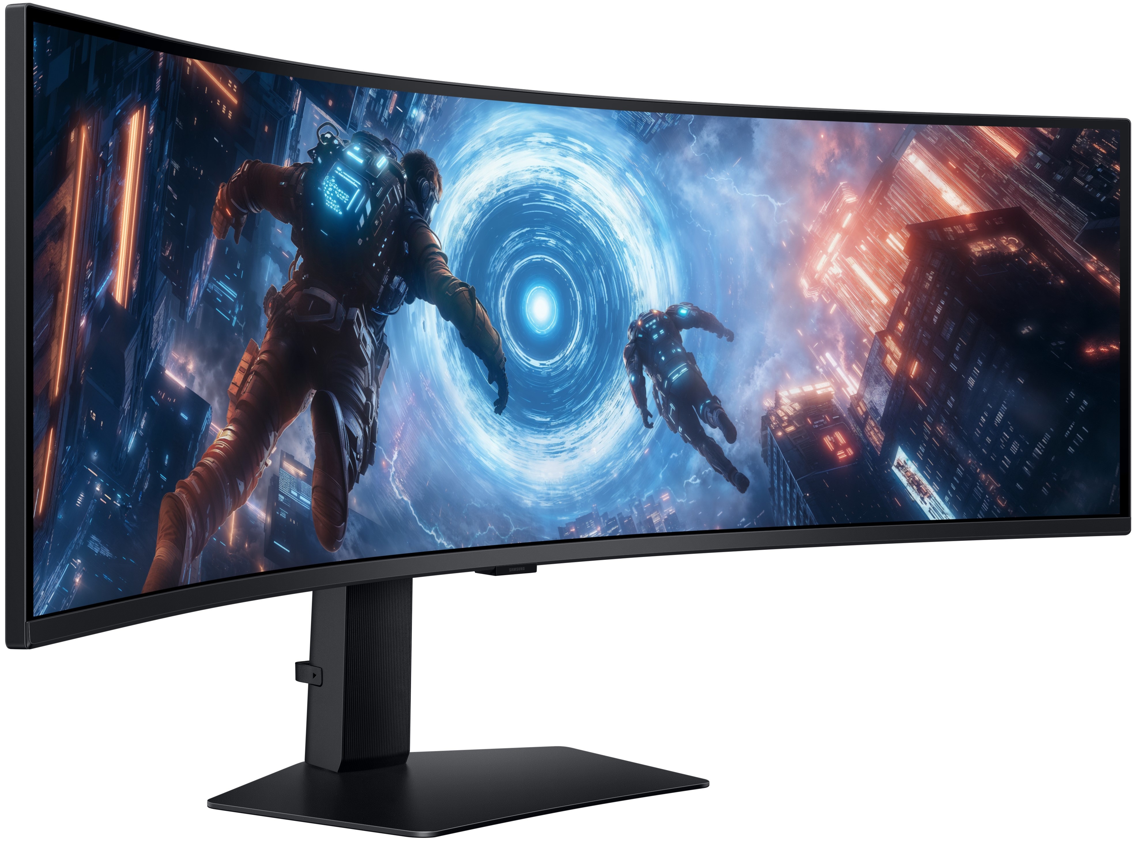 Монитор Samsung 49" S49FG916EIXCI черный VA LED 1ms 32:9 HDMI M/M матовая HAS 2500:1 350cd 178гр/178