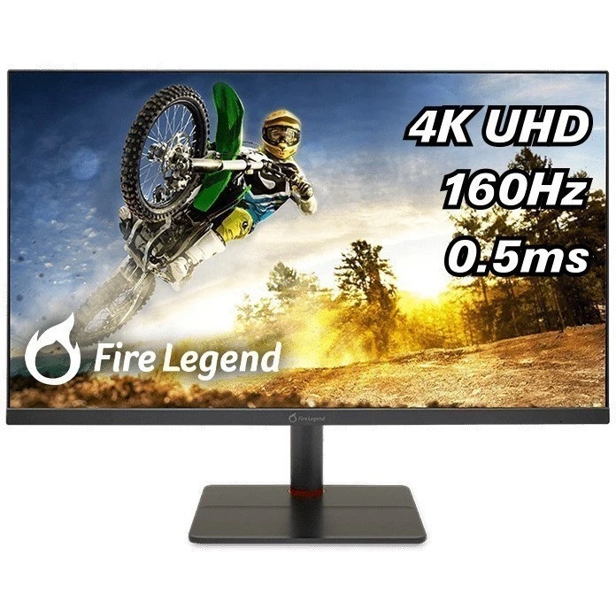 Монитор 27" AOpen 27XV5KVymipruzx, IPS, 3840x2160, 160 Гц, 400 кд/м2, 0.5 мс, 16:9, 2xHDMI, 1хDP, US