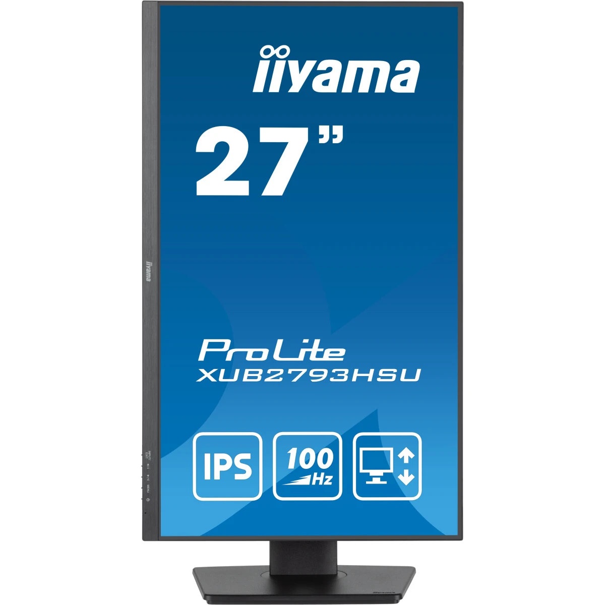 Монитор Iiyama 27" ProLite XUB2793HSU-B7 черный IPS LED 1ms 16:9 HDMI M/M матовая HAS Piv 1300:1 300
