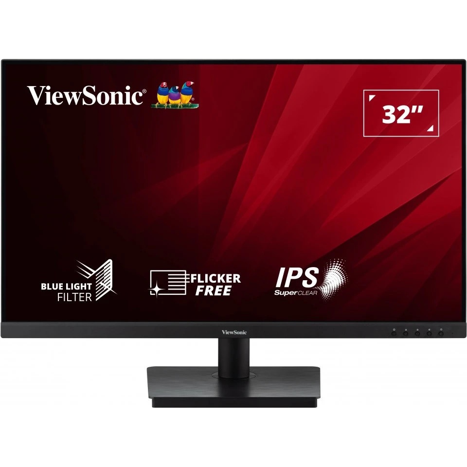 Монитор 32" ViewSonic VA3209-MH IPS 1920x1080, 75 Гц, 4 мс, 16:9, 250 кд/м2, 1хHDMI, 1хVGA, черный