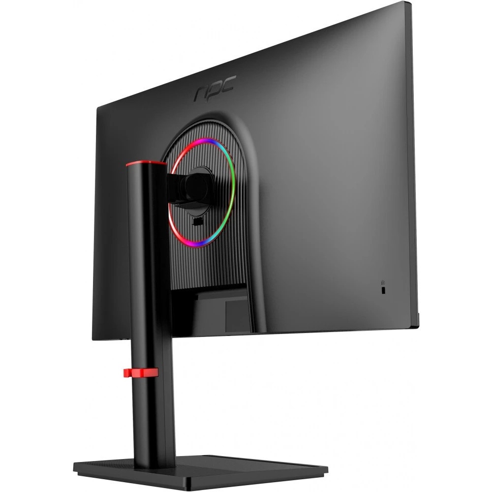 Монитор 27" NPC MD2707-K IPS 1920x1080, 240 Гц, 1 мс, 16:9, 250 кд/м², 2xHDMI, 1хDP, черный/красный