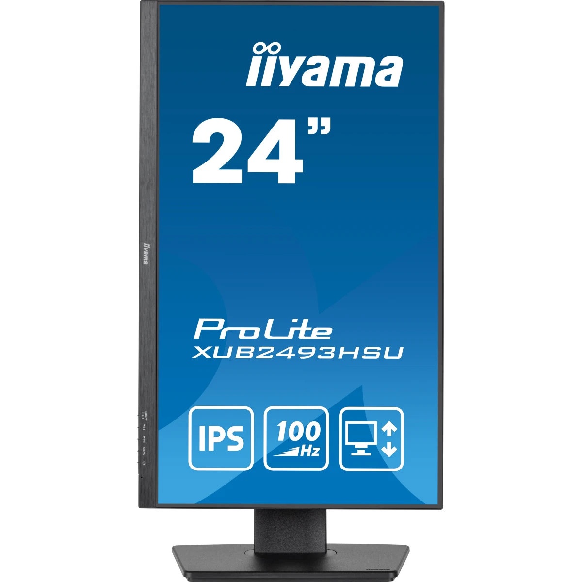 Монитор Iiyama 23.8" ProLite XUB2493HSU-B7 черный IPS LED 1ms 16:9 HDMI M/M матовая HAS Piv 1300:1 3