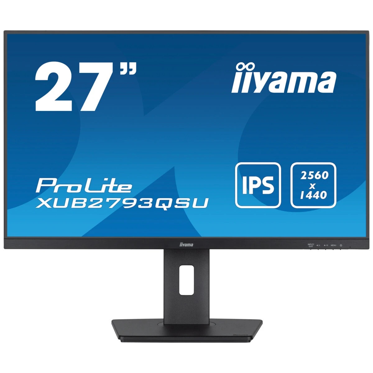 Монитор Iiyama 27" ProLite XUB2793QSU-B7 черный IPS LED 1ms 16:9 HDMI M/M матовая HAS Piv 1300:1 300