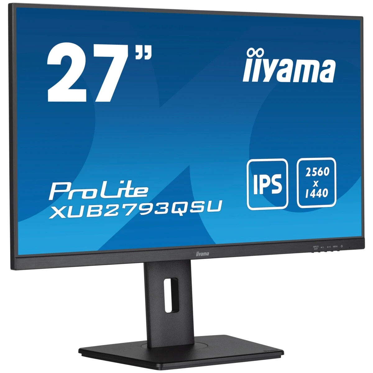 Монитор Iiyama 27" ProLite XUB2793QSU-B7 черный IPS LED 1ms 16:9 HDMI M/M матовая HAS Piv 1300:1 300