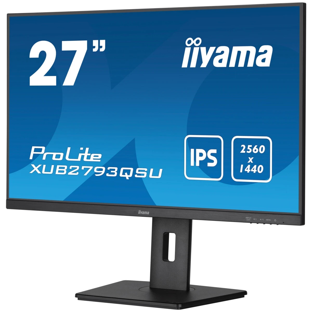 Монитор Iiyama 27" ProLite XUB2793QSU-B7 черный IPS LED 1ms 16:9 HDMI M/M матовая HAS Piv 1300:1 300