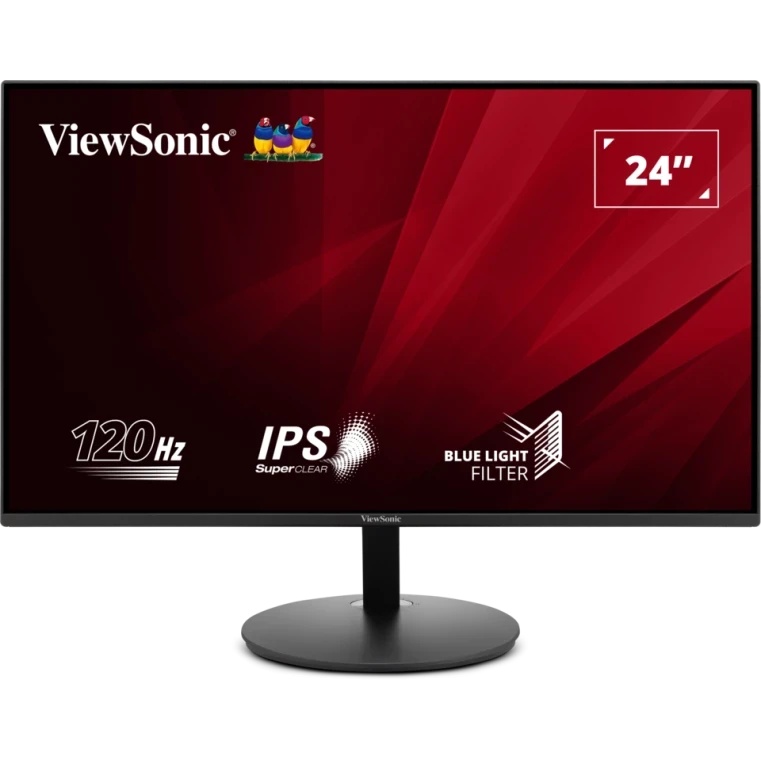 Монитор ViewSonic 23.8" VA24E1-H черный IPS LED 5ms 16:9 HDMI матовая 1500:1 250cd 178гр/178гр 1920x