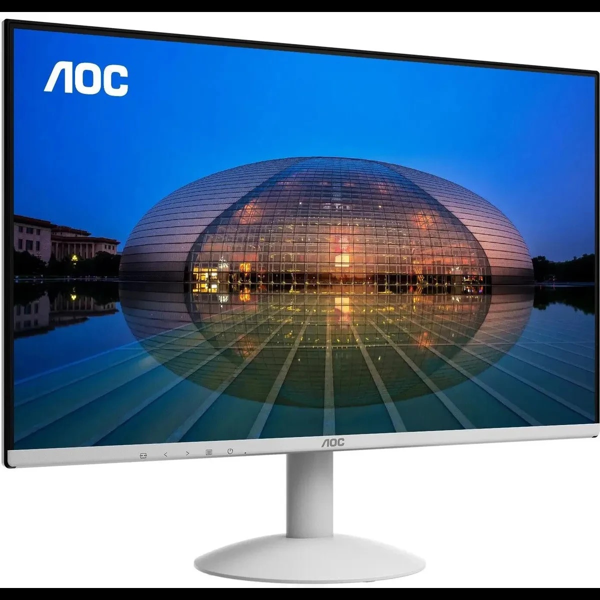 Монитор 23.8" AOC 24B30H3/BW White (IPS, 1920x1080, 120Hz, 1 ms, 178°/178°, 300 cd/m, 1500:1, +HDMI