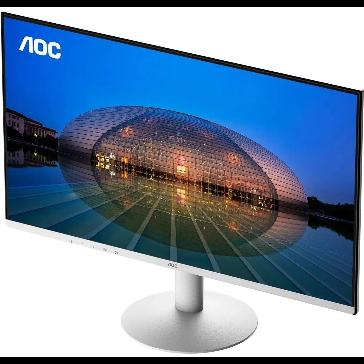 Монитор 23.8" AOC 24B30H3/BW White (IPS, 1920x1080, 120Hz, 1 ms, 178°/178°, 300 cd/m, 1500:1, +HDMI
