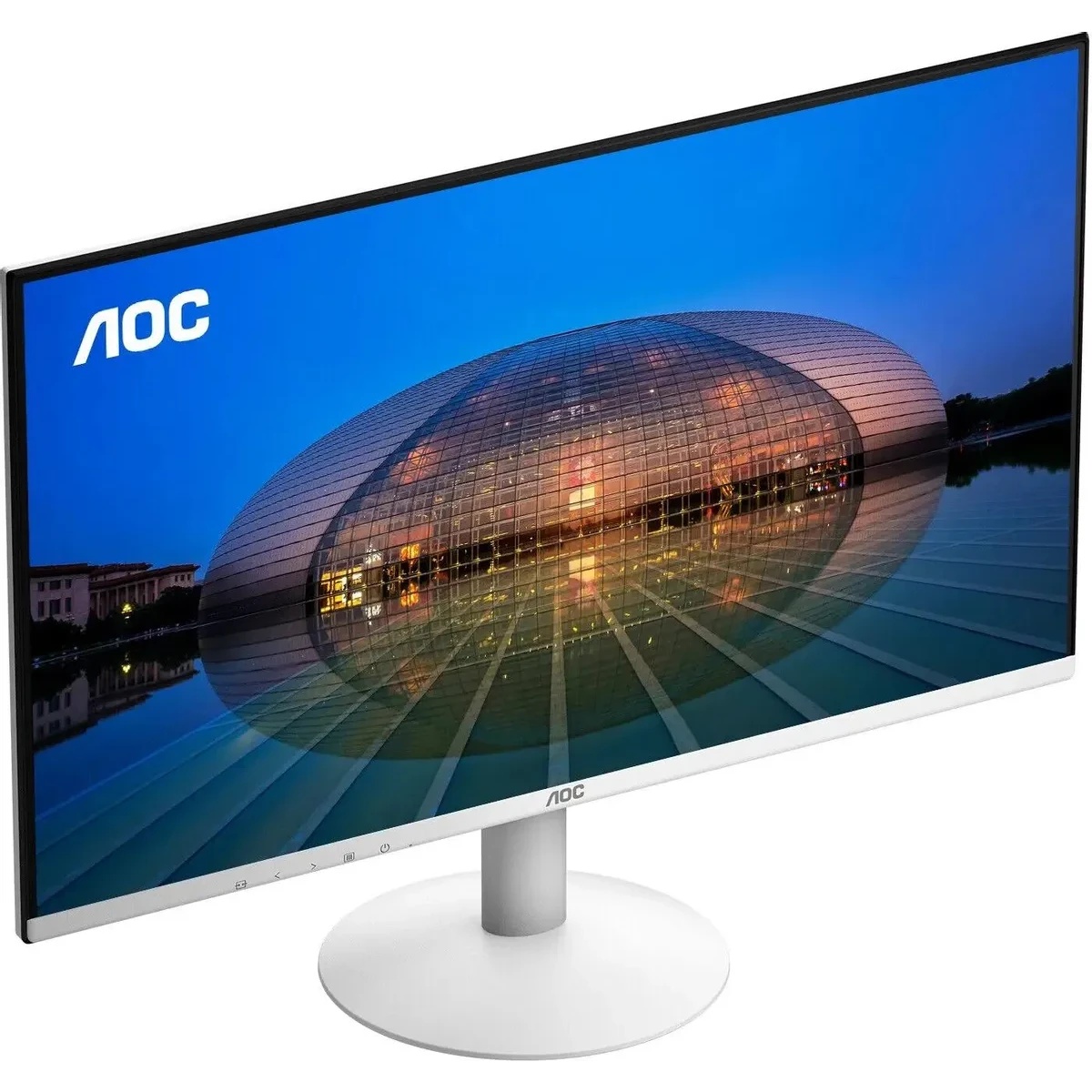 Монитор 23.8" AOC 24B30H3/BW White (IPS, 1920x1080, 120Hz, 1 ms, 178°/178°, 300 cd/m, 1500:1, +HDMI
