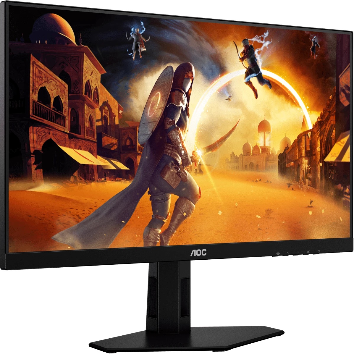 Монитор 23.8" AOC Q24G4E Black (IPS, 2560x1440, 180Hz, 0.5 ms, 178°/178°, 350 cd/m, 1000:1, +2xHDMI