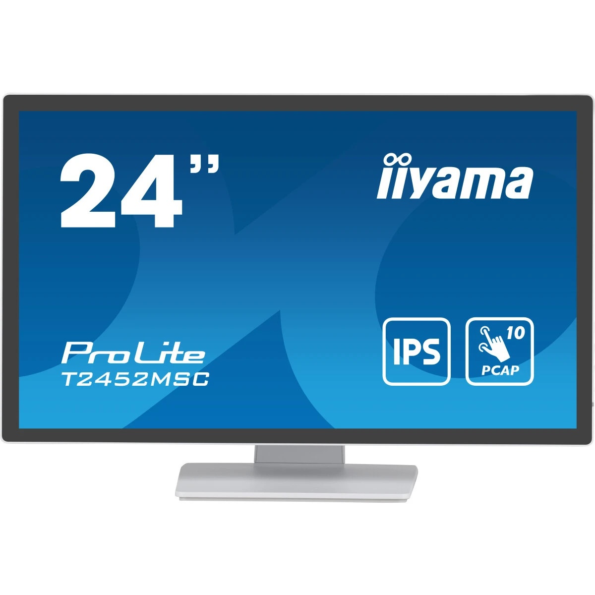 Монитор Iiyama 23.8" ProLite T2452MSC-W1 белый IPS LED 14ms 16:9 HDMI M/M матовая 1000:1 400cd 178гр