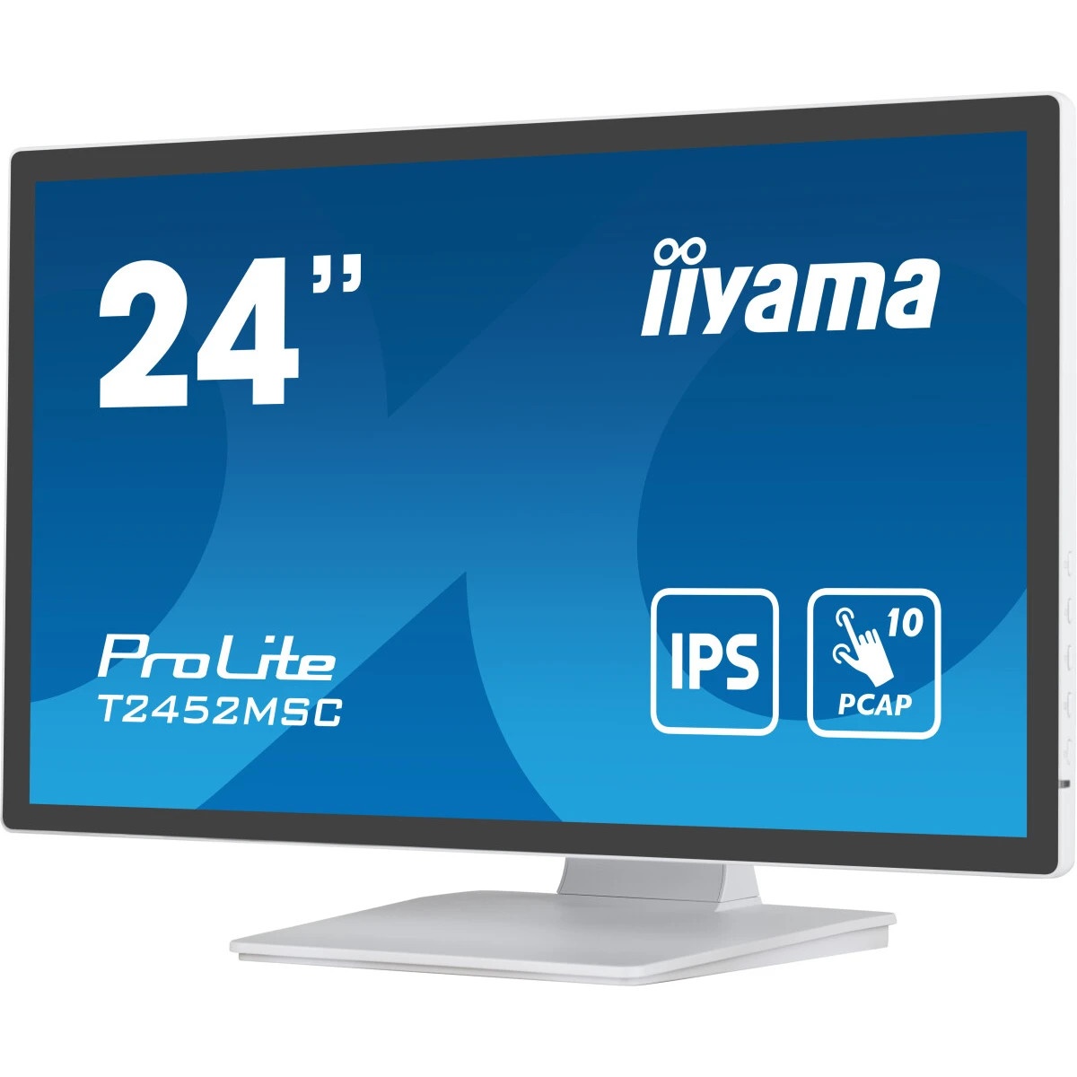 Монитор Iiyama 23.8" ProLite T2452MSC-W1 белый IPS LED 14ms 16:9 HDMI M/M матовая 1000:1 400cd 178гр