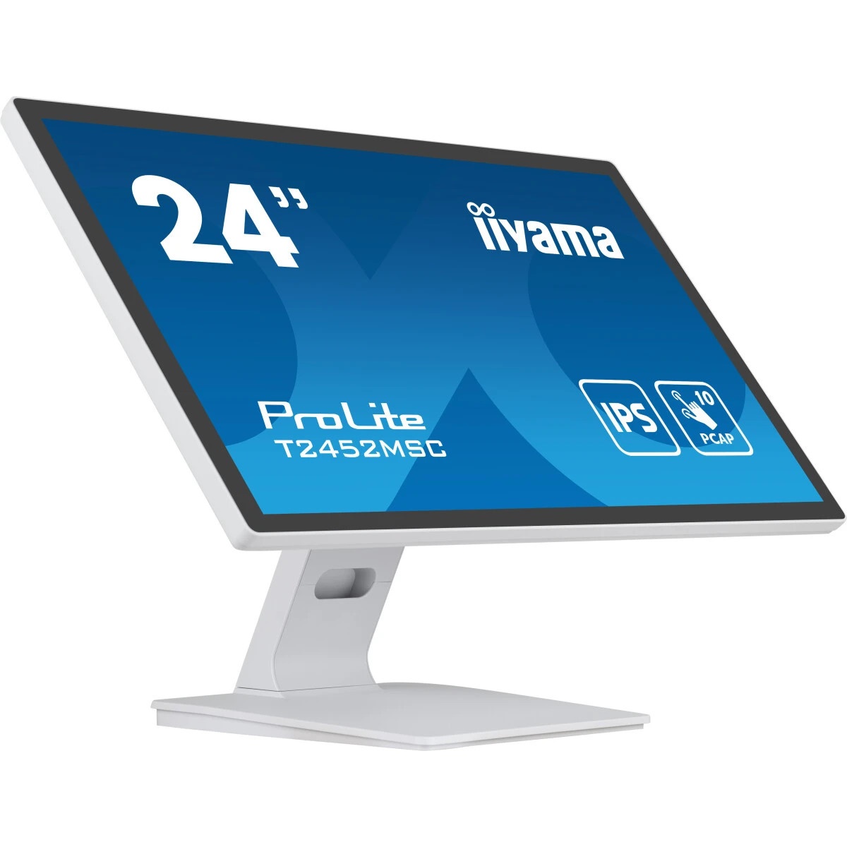 Монитор Iiyama 23.8" ProLite T2452MSC-W1 белый IPS LED 14ms 16:9 HDMI M/M матовая 1000:1 400cd 178гр