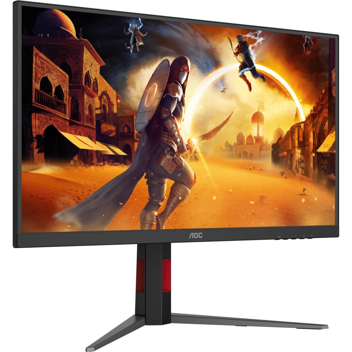 Монитор 27" AOC Q27G4S Black-Red (IPS, 2560x1440, 300Hz, 0.3 ms, 178°/178°, 450 cd/m, 1500:1, +2xHDM