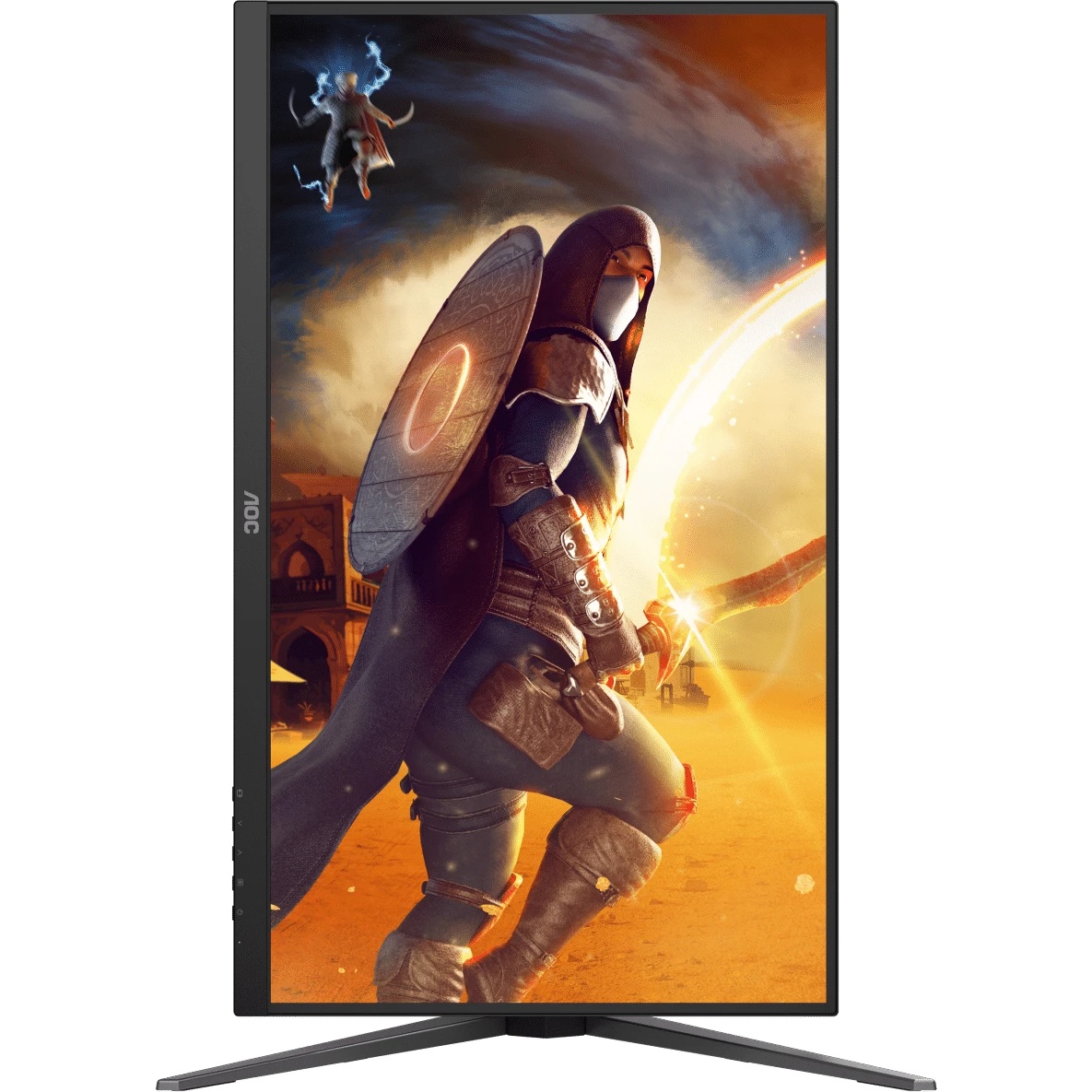 Монитор 27" AOC Q27G4S Black-Red (IPS, 2560x1440, 300Hz, 0.3 ms, 178°/178°, 450 cd/m, 1500:1, +2xHDM