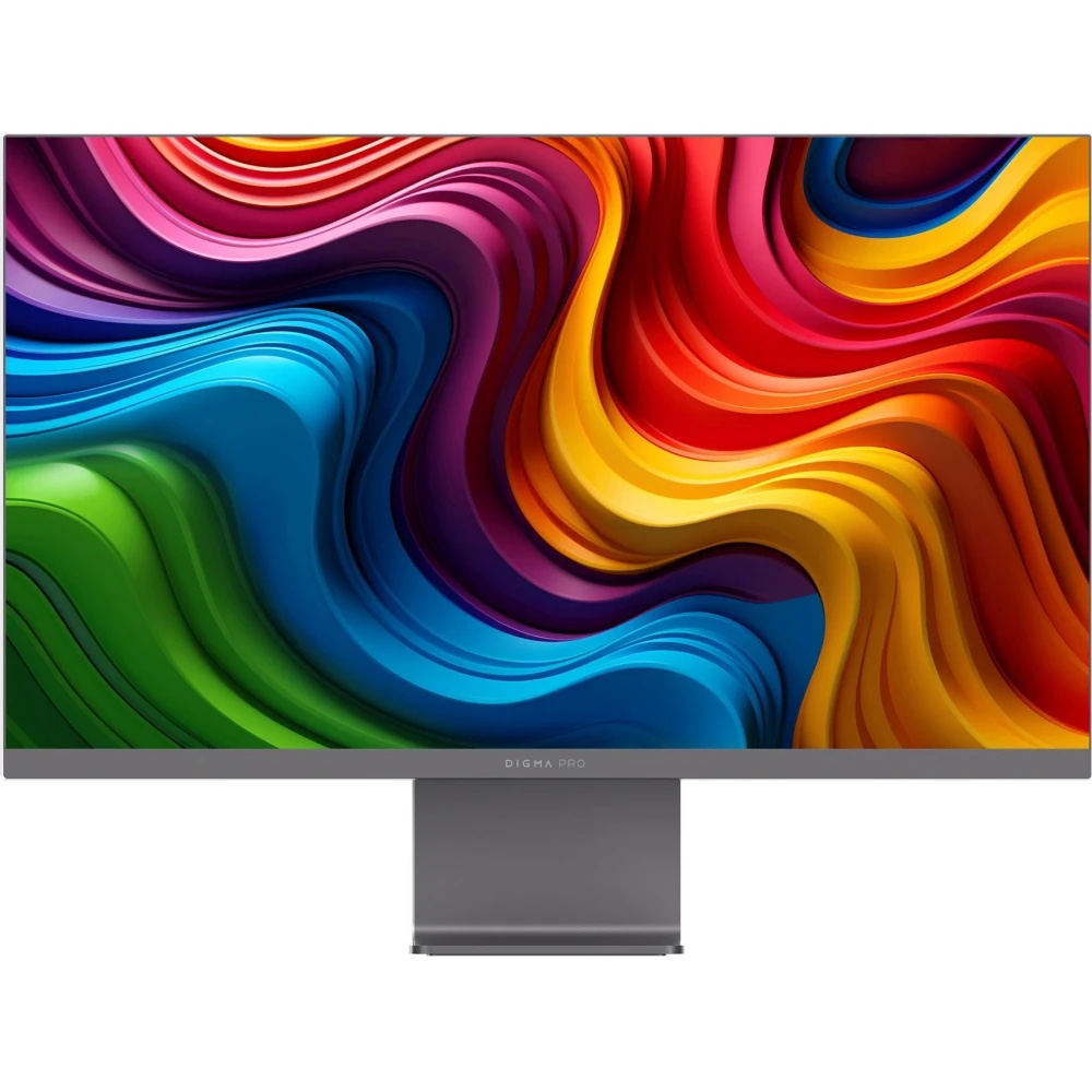 Монитор 27" DIGMA PRO Art S IPS 3840x2160, 60 Гц, 5 мс, 16:9, 400 кд/м², 1xHDMI, 1xDP, 2x2 Вт, серый