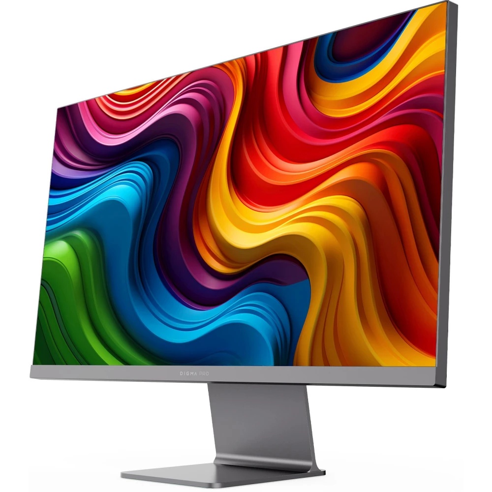 Монитор 27" DIGMA PRO Art S IPS 3840x2160, 60 Гц, 5 мс, 16:9, 400 кд/м², 1xHDMI, 1xDP, 2x2 Вт, серый