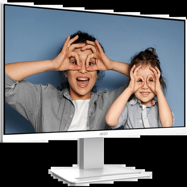Монитор 23.8" MSI Pro MP2412W VA LED 1920x1080, 100 Гц, 250 кд/м², 16:9, 1xHDMI, 1xDP, белый