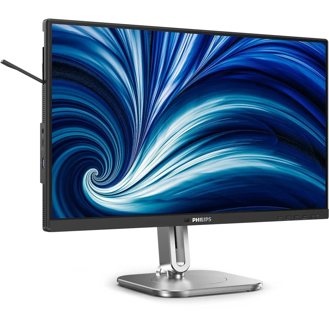 Монитор 23.8" Philips 24B2N4200 IPS 1920x1080, 120 Гц, 4 мс, 16:9, 300 кд/м², HDMI 1.4, DP 1.2, USB