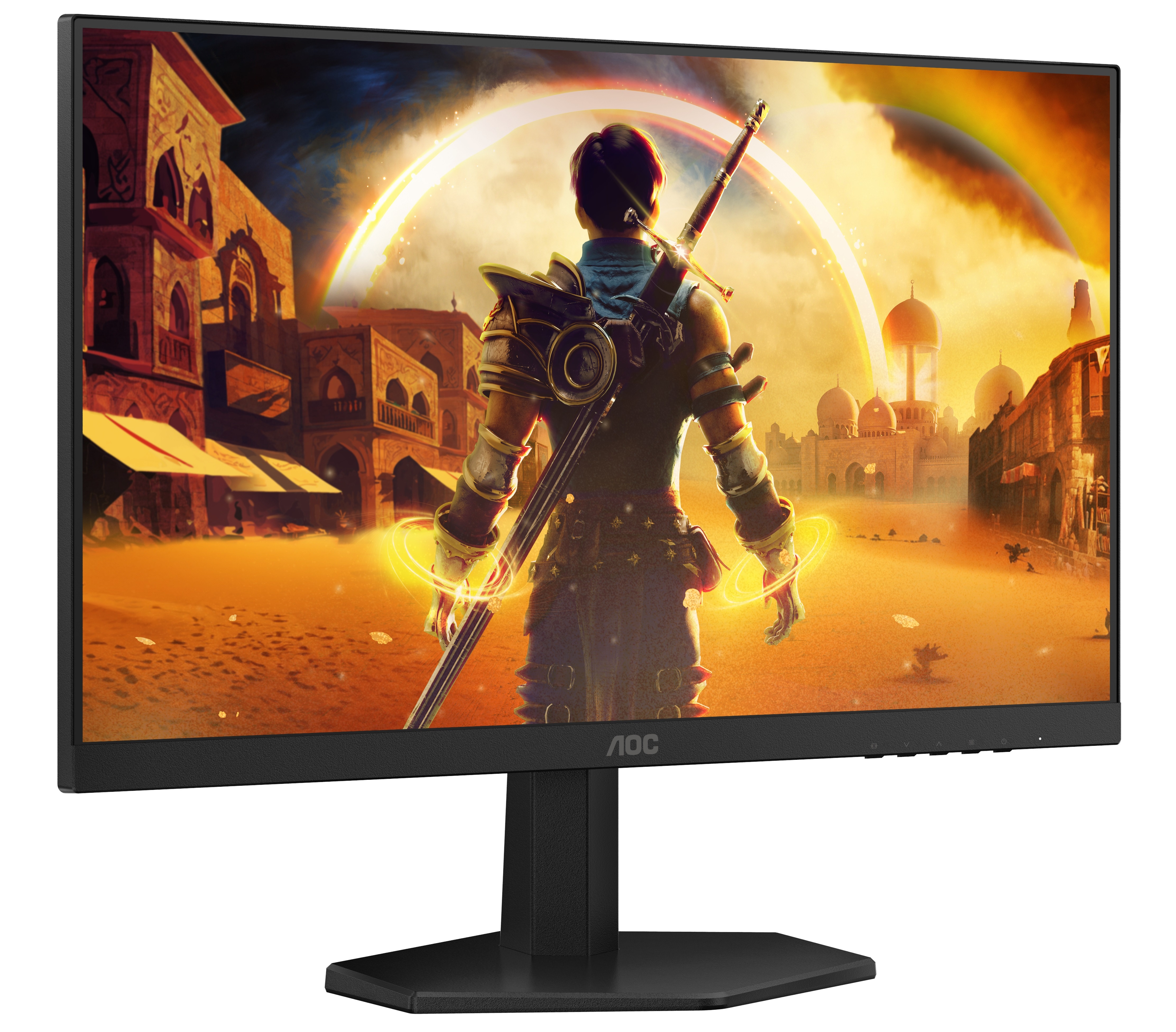 Монитор 23.8" AOC 24G42E IPS 1920x1080, 180 Гц, 0.5 мс, 16:9, 300 кд/м², 2xHDMI 2.0, DP 1.4, 3.5 мм,