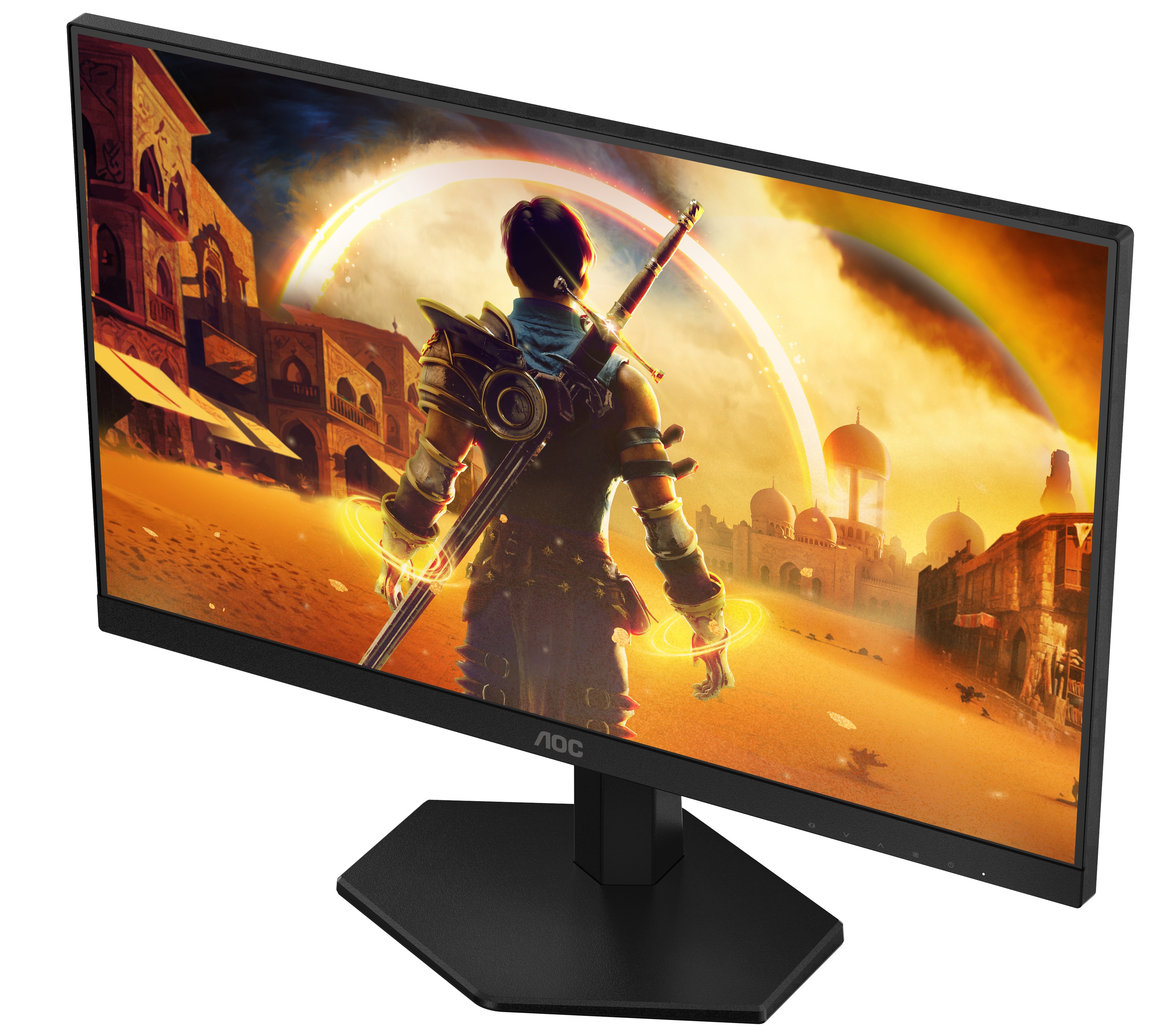 Монитор 23.8" AOC 24G42E IPS 1920x1080, 180 Гц, 0.5 мс, 16:9, 300 кд/м², 2xHDMI 2.0, DP 1.4, 3.5 мм,