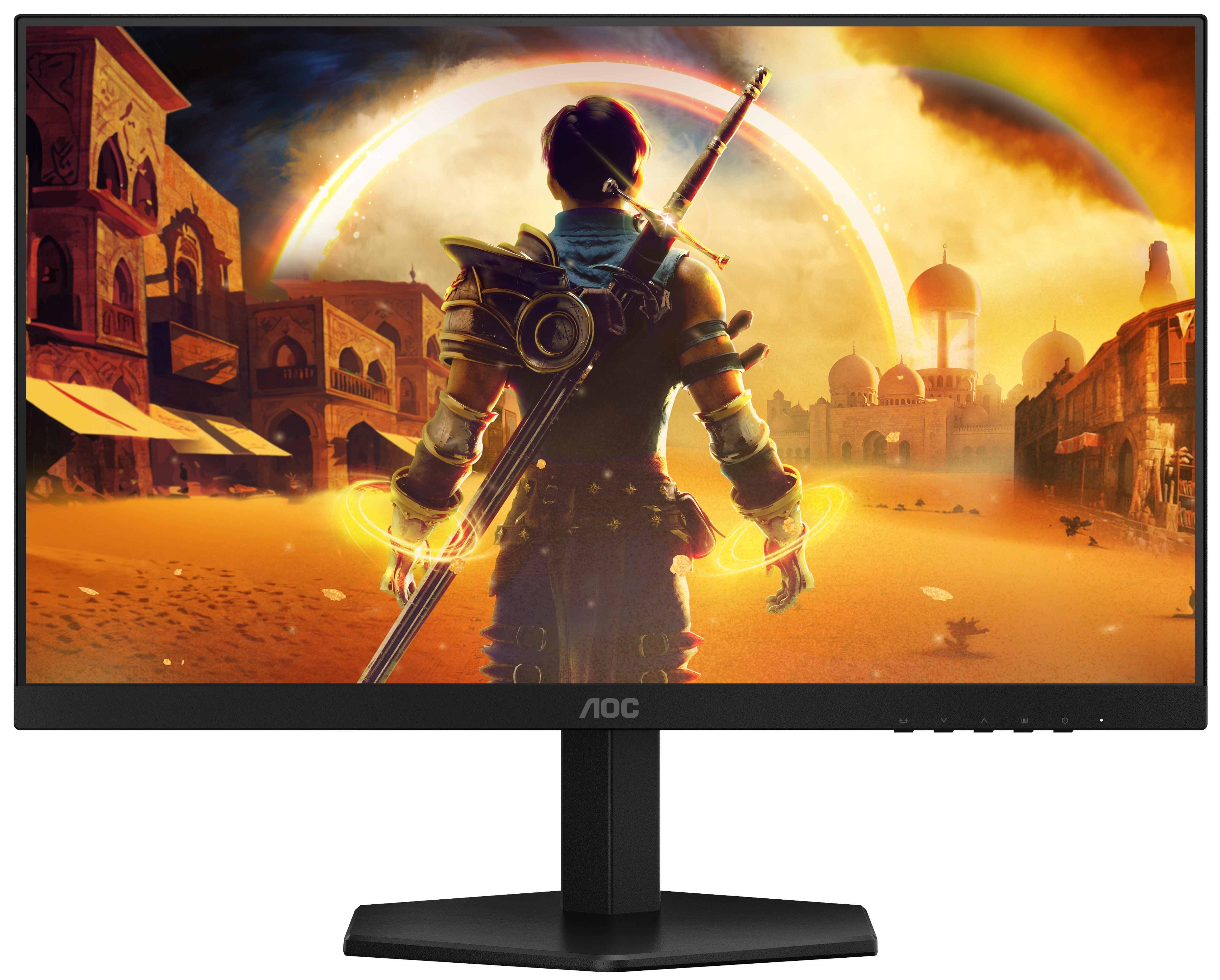 Монитор 23.8" AOC 24G42E IPS 1920x1080, 180 Гц, 0.5 мс, 16:9, 300 кд/м², 2xHDMI 2.0, DP 1.4, 3.5 мм,