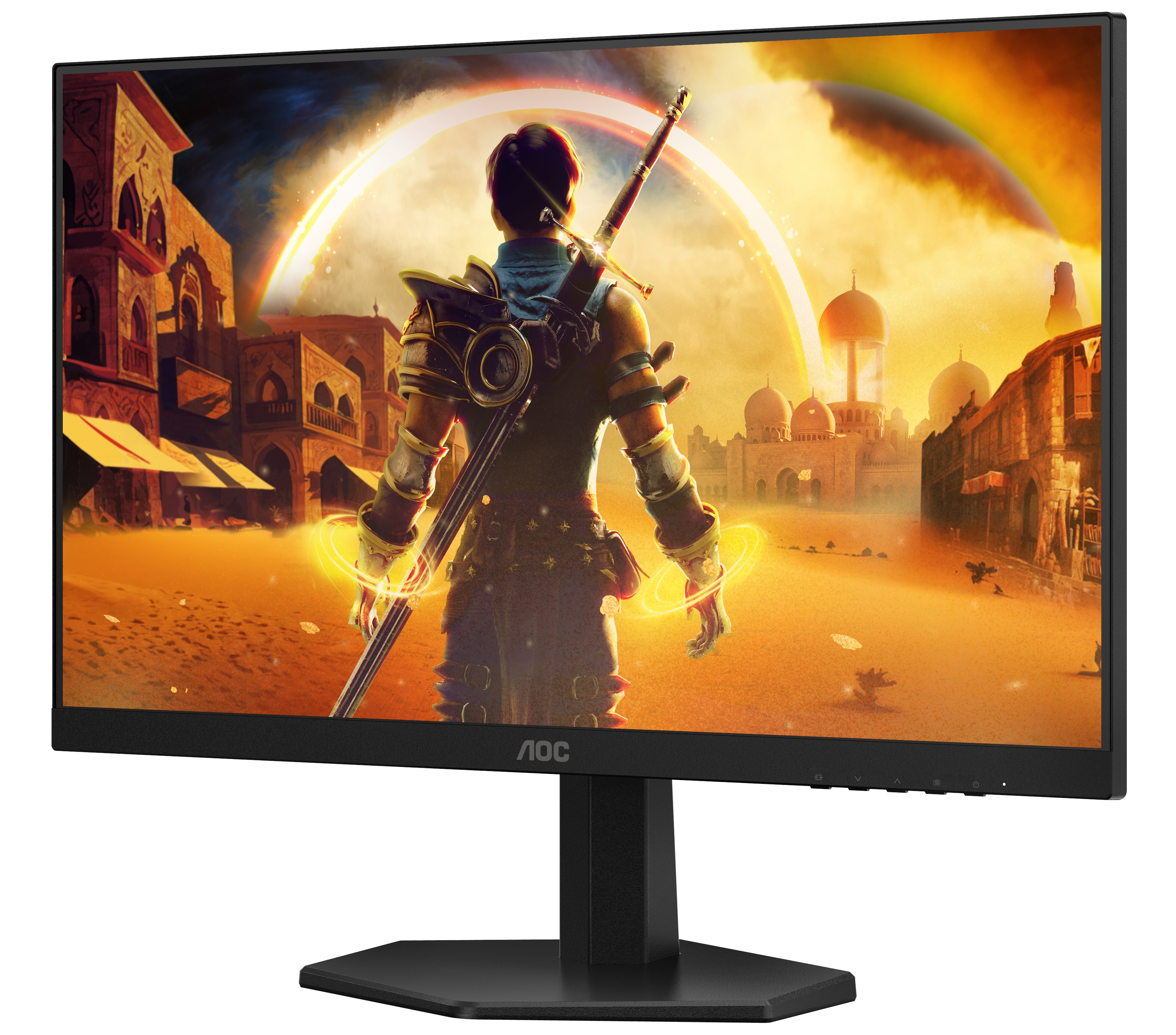 Монитор 23.8" AOC 24G42E IPS 1920x1080, 180 Гц, 0.5 мс, 16:9, 300 кд/м², 2xHDMI 2.0, DP 1.4, 3.5 мм,